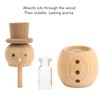 Wood Aromatherapy Diffuser Snowman Shape Portable Waterless Fireless Essential Oil