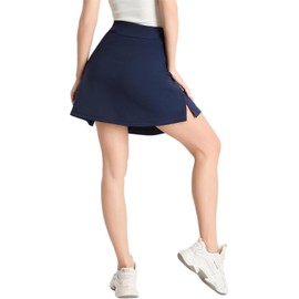 iLoveSIA Women's Sports Skirt Lightweight Activewear Tennis Golf Running Dancing Biker Skort Blue XXL