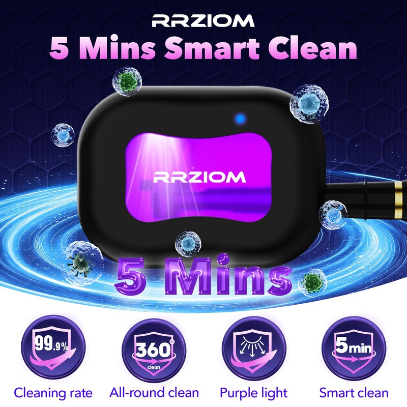 Toothbrush Sanitizer Case, RRZIOM Portable Toothbrush Covers Rechargeable, Rechargeable Toothbrush