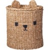 Carousel Home Set of 3 Seagrass Teddy Bear Storage Baskets
