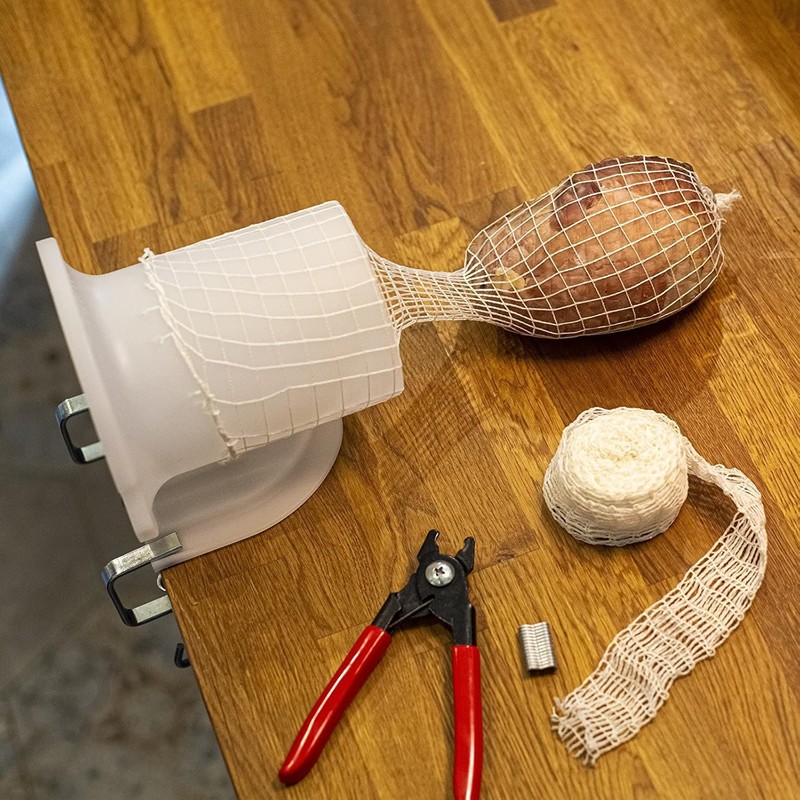 Ham Net, White, Meat Net for Rolled Roast Net, Rolled