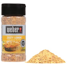 Weber Zesty Lemon Seasoning, 2.5 Ounce Shaker