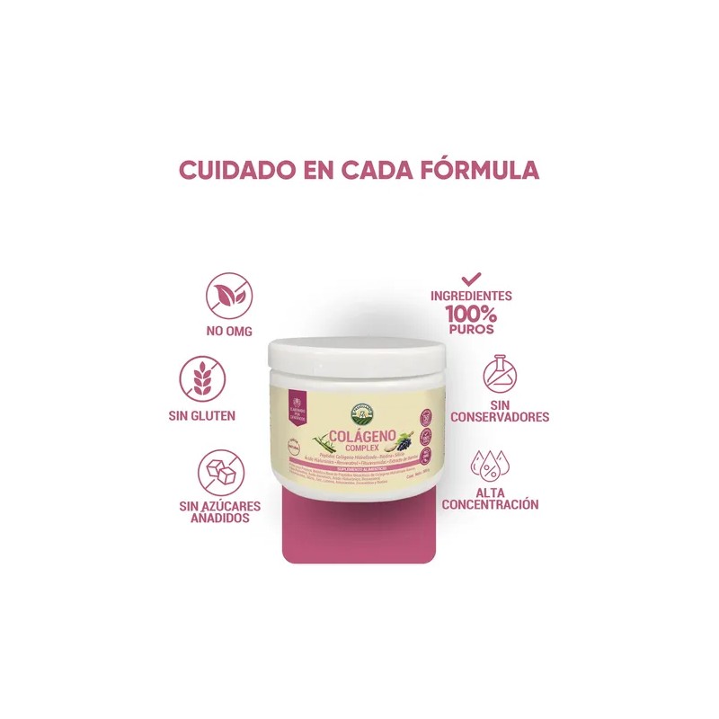 Péptidos De Colágeno, Biotina, Resveratrol 300 G Pasiguaro