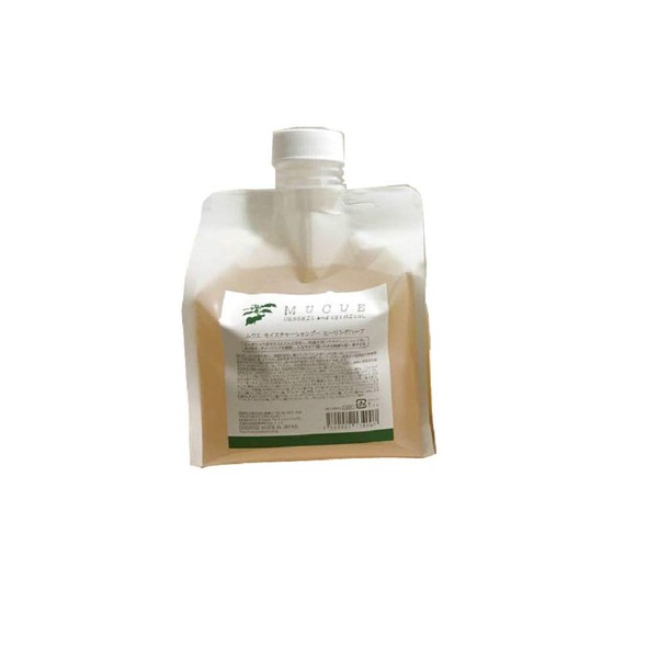 Mukue Moisture Shampoo, Healing Herb, Refill, 20.3 fl oz (600 ml) (x 1)