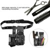 2 Colors Hair Care Waist Pack Hair Scissors Comb Bag