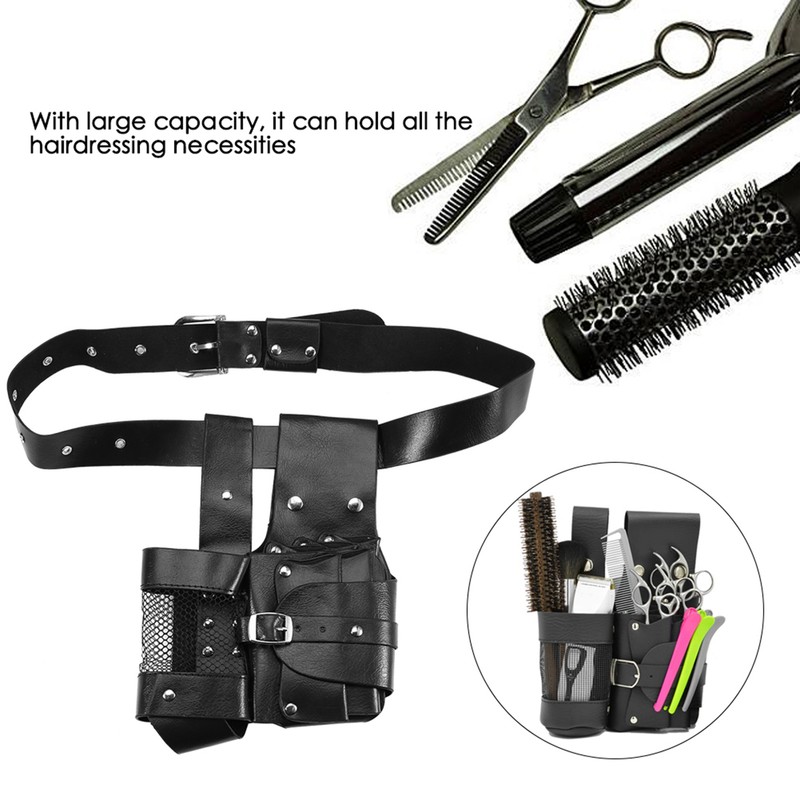 2 Colors Hair Care Waist Pack Hair Scissors Comb Bag