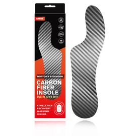Mortons Extension Carbon Fiber Insole 1PC, ARRIS Morton's Extension Orthotic Shoe Insert, Very Rigid Foot Support for Turf Toe, Hallux Limitus, Hallux Rigidus, Arthritis,10.74" for Men 10, Women 11