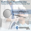 OdontoMed2011 Dental Mouth Mirror #5 Stainless Steel with Handle, Dentist
