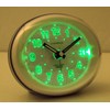 Champion Stylish Bold Traditional Oval Silver Quartz Sweeping Non Ticking