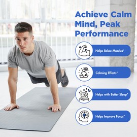 Pure Organic Elements Magnesium Glycinate with L-Theanine,Potassium and Black peper - Ultra High Absorption, 120ct