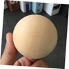NUOBESTY 10pcs Natural Unfinished Wooden Balls Round Craft Balls for