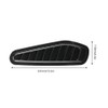 2pcs Carbon Fiber Style Car Air Flow Intake Decorative Scoop