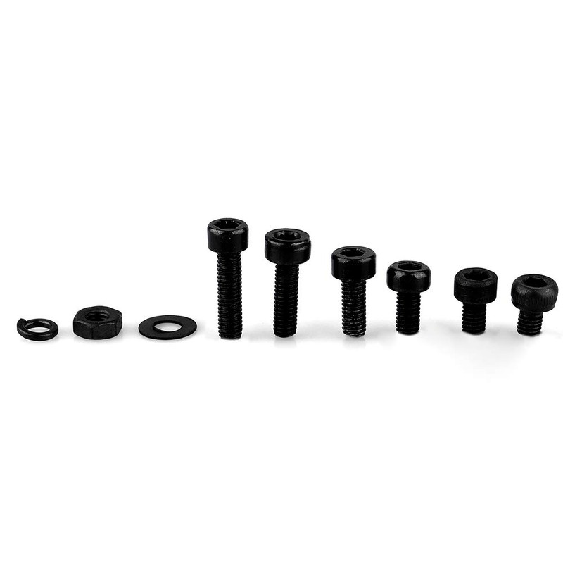 300 pcs Screws Nuts Washers Hex Socket Washers Hex Socket