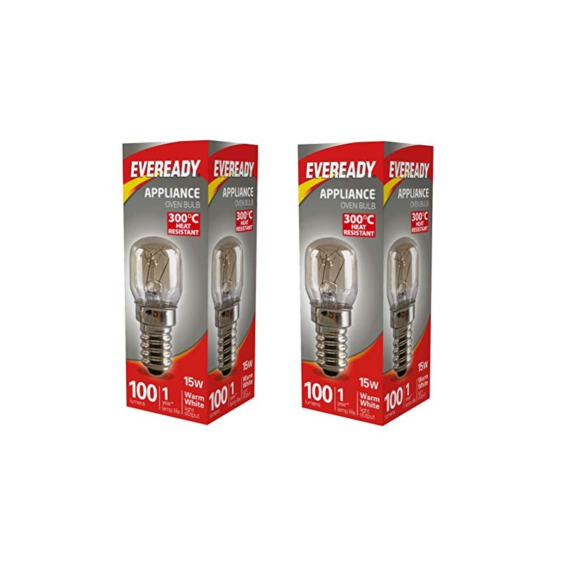 2x Eveready Appliance Bulb 15W