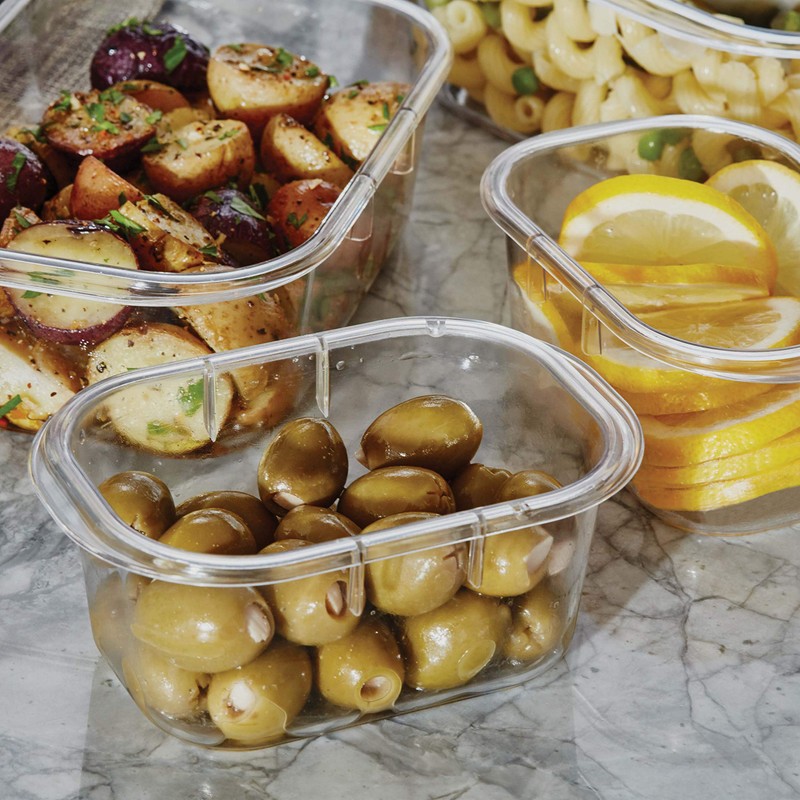 Rubbermaid Brilliance Food Storage Containers, Set of 5 (10 Pieces),