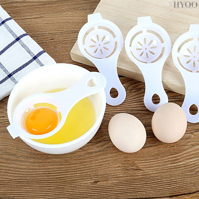 3 Pcs Egg Separators for Yolk – Easy-To-Use Egg Separator