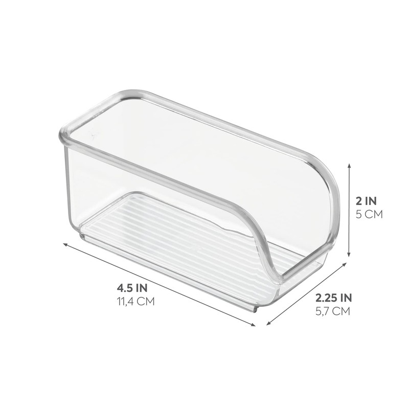 iDesign BPA-Free Plastic Sugar Packet Holder and Organizer, The Linus