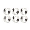Yalulu 6 Pcs Serviette Rings Napkin Holder Wedding Banquet Party