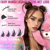 EYDEVRO Manga Lash Clusters Kit Anime Lash Clusters with Spikes