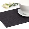 50 Servietten ROYAL Collection 1/4-Falz 40 x 40 schwarz "Ornaments"