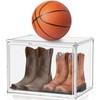 Extra Large Acrylic Display Case, XXX-Large Clear Boot Shoe Boxes