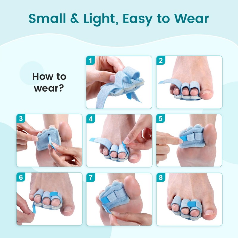 Pozpo Tech Hammer Toe Straightener Corrector Splint Brace for Women