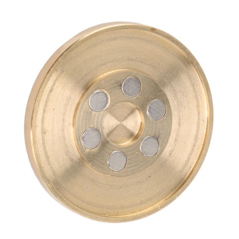 Magnetic Push Slider Stress Relief Round Portable EDC Push Slider