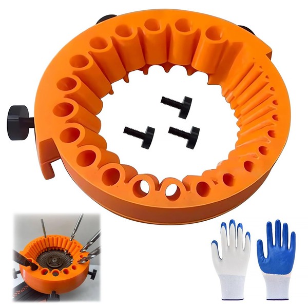 Drill Bit Sharpener, Power Drill Bits Grinding Attachment, 2 to