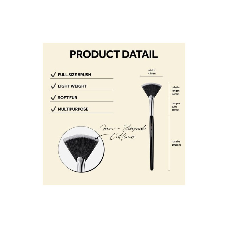 Studio17 [Studio17]Small Fan Brush 463