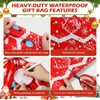 2Pcs Large Christmas Gift Bags Extra Huge Plastic Gift Bag