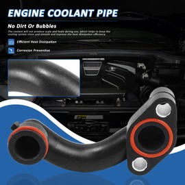 MUNIK Pipe Water Bypass 2015-2019 Compatible with Grand Cherokee For RAM 3.0L 3.6L 5.7L 6.2L 6.4L V6 V8 1500 Peat# 68211200AC 626-337 68211200AA 68211200AB