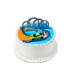 DecoSet® Hot Wheels Drift Birthday Cake Decorations, 2-Piece Topper with