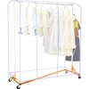 Ruibo Clear Garment Rack Cover for Clothes Rack Cover with