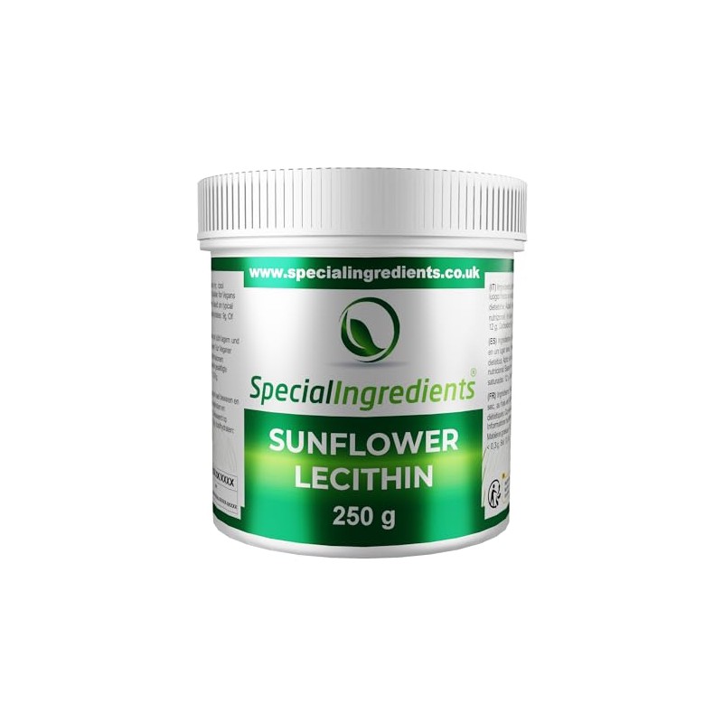 Sunflower Lecithin Powder 250g Premium Quality, Vegan, Non-GMO, Gluten Free
