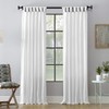 Archaeo 54874 Washed 100% Cotton Twist Tab Curtain, 52" x