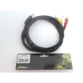 Microconnect 3.5 mm – 3 X RCA (3 M) – Audio Cables (3 M, 3.5 mm, 3 X R