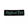 Stoner Metal Band High on Fire Patch Iron on Embroidered