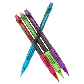 June Gold 72 Mechanical Pencils, 0.7 mm HB Lead, 2 Lead Dispensers with 220 Refills & 16 Erasers, Break Resistant, Convenient Side Click & Soft Non-Slip Grip