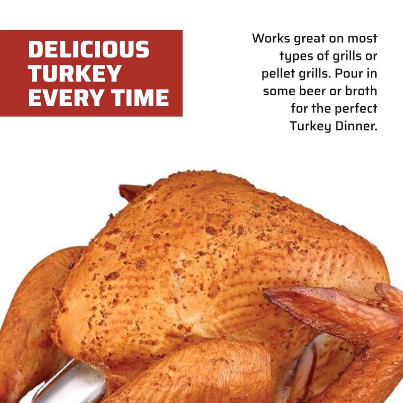 Camp Chef Infusion Roaster (Turkey Cannon), Stainless Steel