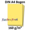 A4 paper sheet Plano sheet 160 g/m² FarbenFroh Gesamtparent 50