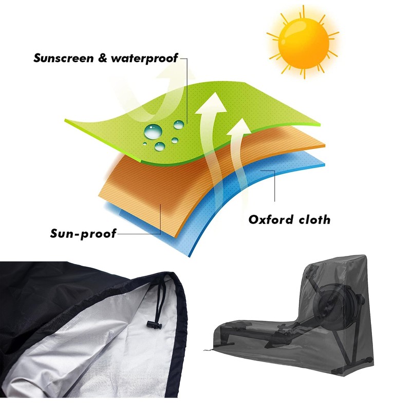 Rowing Machine Cover, Protective Cover for Rowing Machine – Waterproof,