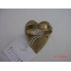 Trillium 6 Gold-Color Heart Napkin Rings NEW