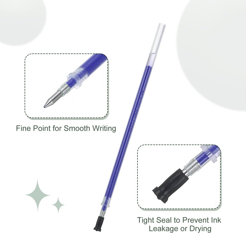M&G Gel Pen Refills 0.7mm Fine Point, 20 Pack Quick