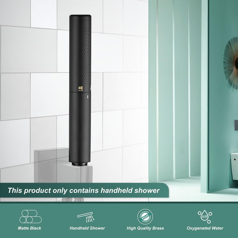 Heyalan Hand Held Shower Wand, High Pressure Handheld Head with