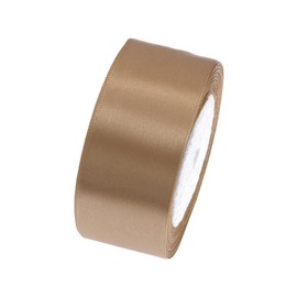 UORIBB Solid Color Satin Ribbon,1-1/2 Inches 25 Yards Fabric Ribbons for Gifts Wrapping,Wedding,Party,Hair,Crafts,Bow Making,DIY Decor Ornaments and Other Sewing Projects (Gold)