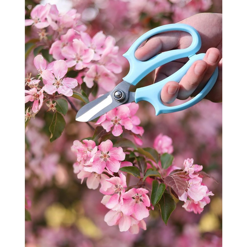 Flower Scissors 12 Pcs - Stainless Steel Floral Scissors, Flower