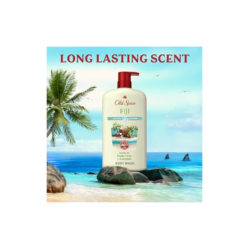 Old Spice Body Wash for Men, Fiji with Palm Tree