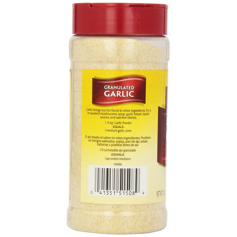 Tone's Garlic Granulated, 11 Ounce
