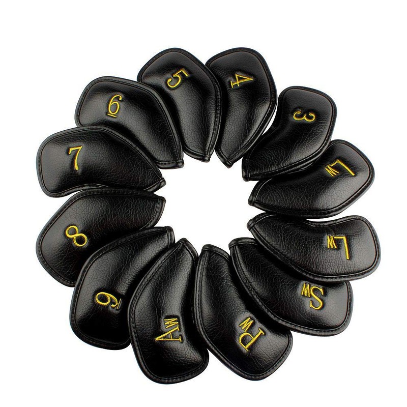 CRAFTSMAN Golf Iron Covers Velcro Closure Headcovers Set of 12