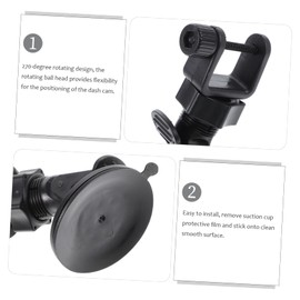 Operitacx 2 Sets of Suction Cup Holder for Dash Cam Parts with Rotating Ball Head Install Stable Hold for Car Dash Cams Compatible with Various Models